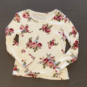 Time and Tru Floral Long Sleeve (S)